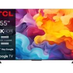 TCL 55P61B 55" | 4K Ultra HD LED Smart TV | Google TV | HDR10 | 60Hz | Wifi & Bluetooth