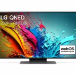 LG 65QNED87T6B 65" | Ultra HD 4K QNED Smart TV | WebOS + Wifi | Local Dimming voor Diepe Zwarttinten | 100Hz