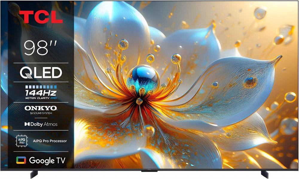 TCL 98T8C 98” | Grote 4K QLED Smart TV | Supersnel 144Hz & Dolby Vision | Google TV + WiFi – 0 TCL 98T8C 98” | Grote 4K QLED Smart TV | Supersnel 144Hz & Dolby Vision | Google TV + WiFi – 0