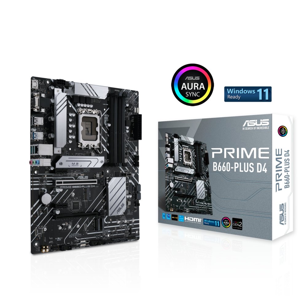 ASUS PRIME B660-PLUS D4 | Socket LGA 1700 | Intel B660 | 4xDDR4 | ATX | Moederbord – 5