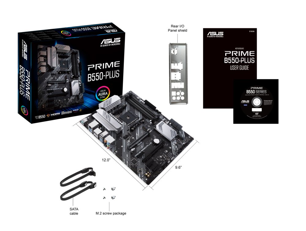 ASUS PRIME B550-PLUS | Socket AM4 | AMD B550 | 4xDDR4 | ATX | Moederbord – 5
