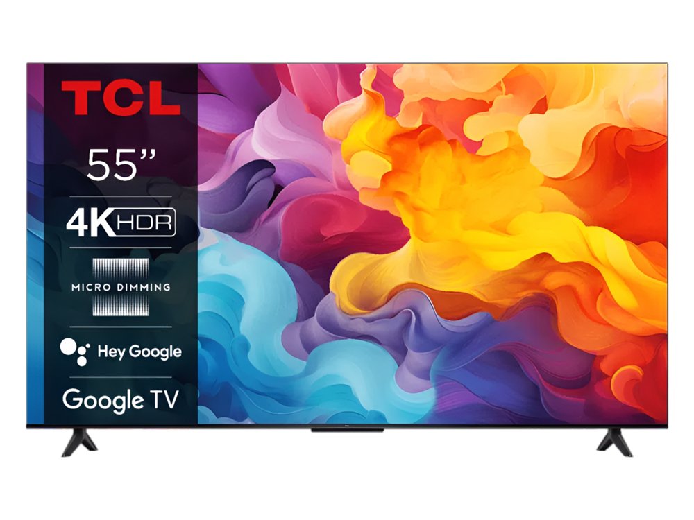 TCL 55P61B 55″ | 4K Ultra HD LED Smart TV | Google TV | HDR10 | 60Hz | Wifi & Bluetooth – 0