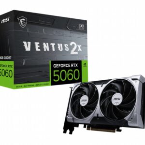 MSI GeForce RTX 5060 Ventus 2X OC | 8GB GDDR7 | DLSS 4 | Videokaart | Nvidia GPU