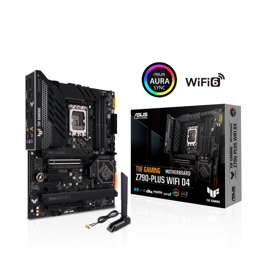 ASUS TUF GAMING Z790-PLUS WIFI D4 | Socket LGA 1700 | Intel Z790 | 4xDDR4 | ATX | Moederbord – 3 ASUS TUF GAMING Z790-PLUS WIFI D4 | Socket LGA 1700 | Intel Z790 | 4xDDR4 | ATX | Moederbord – 3