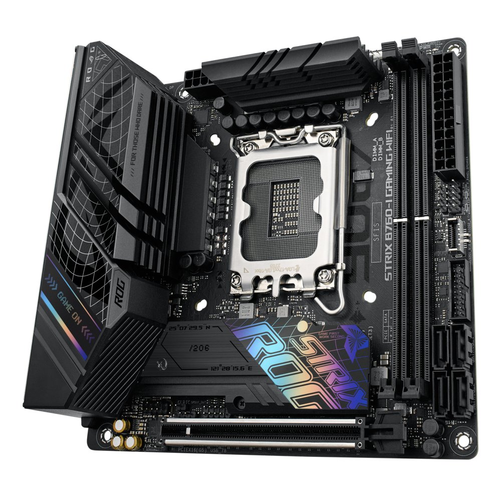 ASUS ROG STRIX B760-I GAMING WIFI | Socket LGA 1700 | Intel B760 | 2xDDR5 | Mini-ITX | Moederbord – 7 ASUS ROG STRIX B760-I GAMING WIFI | Socket LGA 1700 | Intel B760 | 2xDDR5 | Mini-ITX | Moederbord – 7