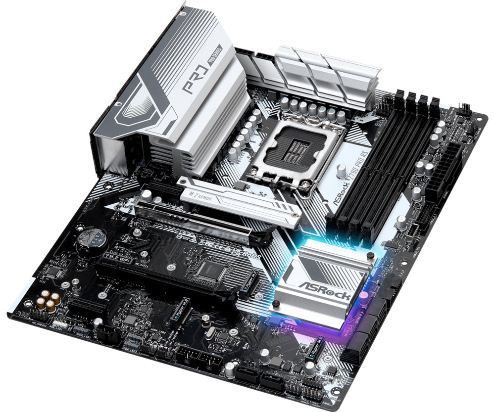 ASRock Z790 Pro RS | Socket LGA 1700 | Intel Z790 | 4xDDR5 | ATX | Moederbord – 2 ASRock Z790 Pro RS | Socket LGA 1700 | Intel Z790 | 4xDDR5 | ATX | Moederbord – 2
