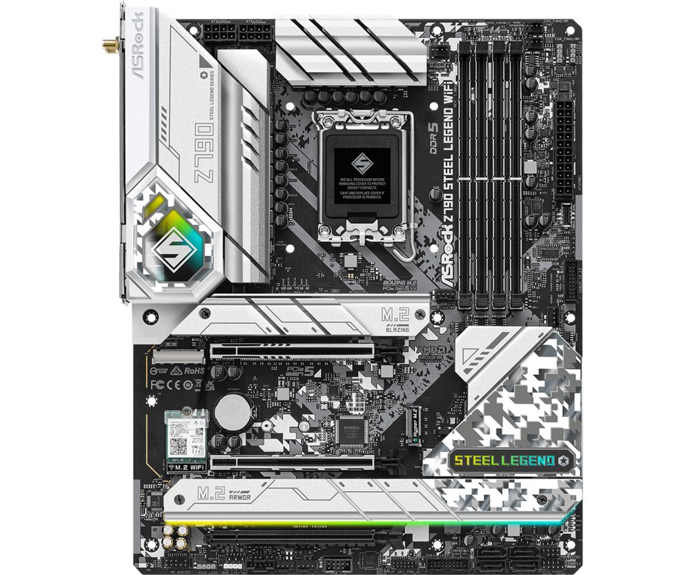 Asrock Z790 Steel Legend WiFi | Socket LGA 1700 | Intel Z790 | 4xDDR5 | ATX | Moederbord – 1 Asrock Z790 Steel Legend WiFi | Socket LGA 1700 | Intel Z790 | 4xDDR5 | ATX | Moederbord – 1