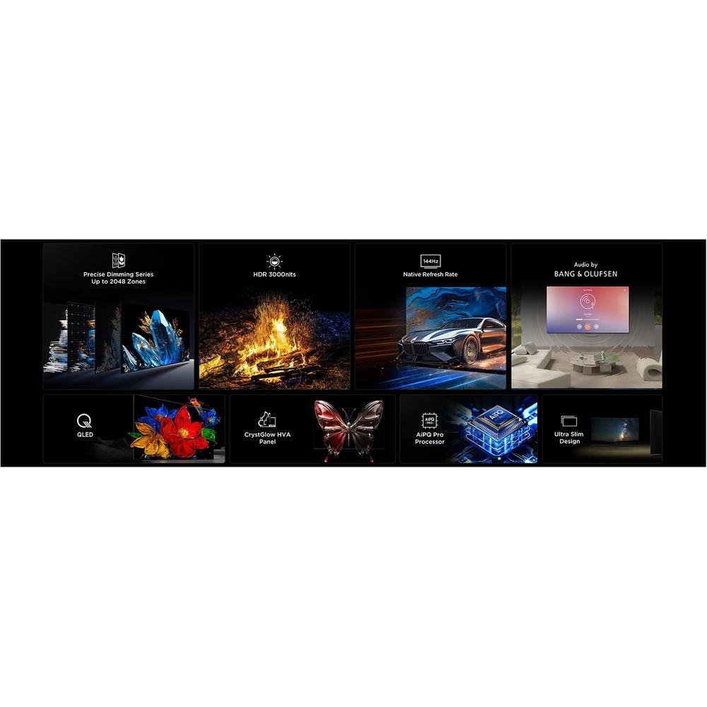 TCL 65C79K (2025) | 65” Ultra HD 4K | QD-Mini LED Smart TV | Wifi | Google TV | Dolby Vision | 120Hz – 2