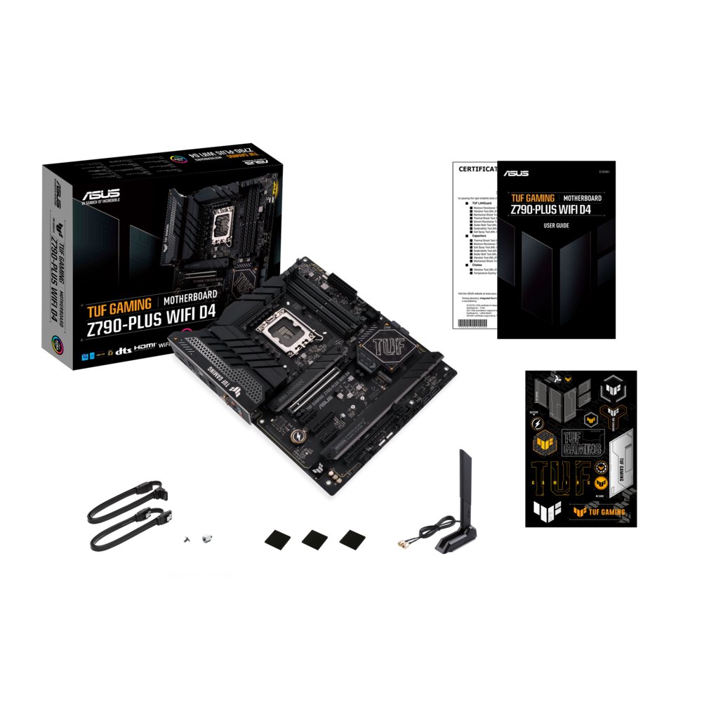 ASUS TUF GAMING Z790-PLUS WIFI D4 | Socket LGA 1700 | Intel Z790 | 4xDDR4 | ATX | Moederbord – 6 ASUS TUF GAMING Z790-PLUS WIFI D4 | Socket LGA 1700 | Intel Z790 | 4xDDR4 | ATX | Moederbord – 6