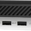 HP ProDesk 600 G4 Mini | Intel Core i5-8500T | 256GB | 8GB | 2x DisplayPort | W11 Professional | Refurbished Silver – 2