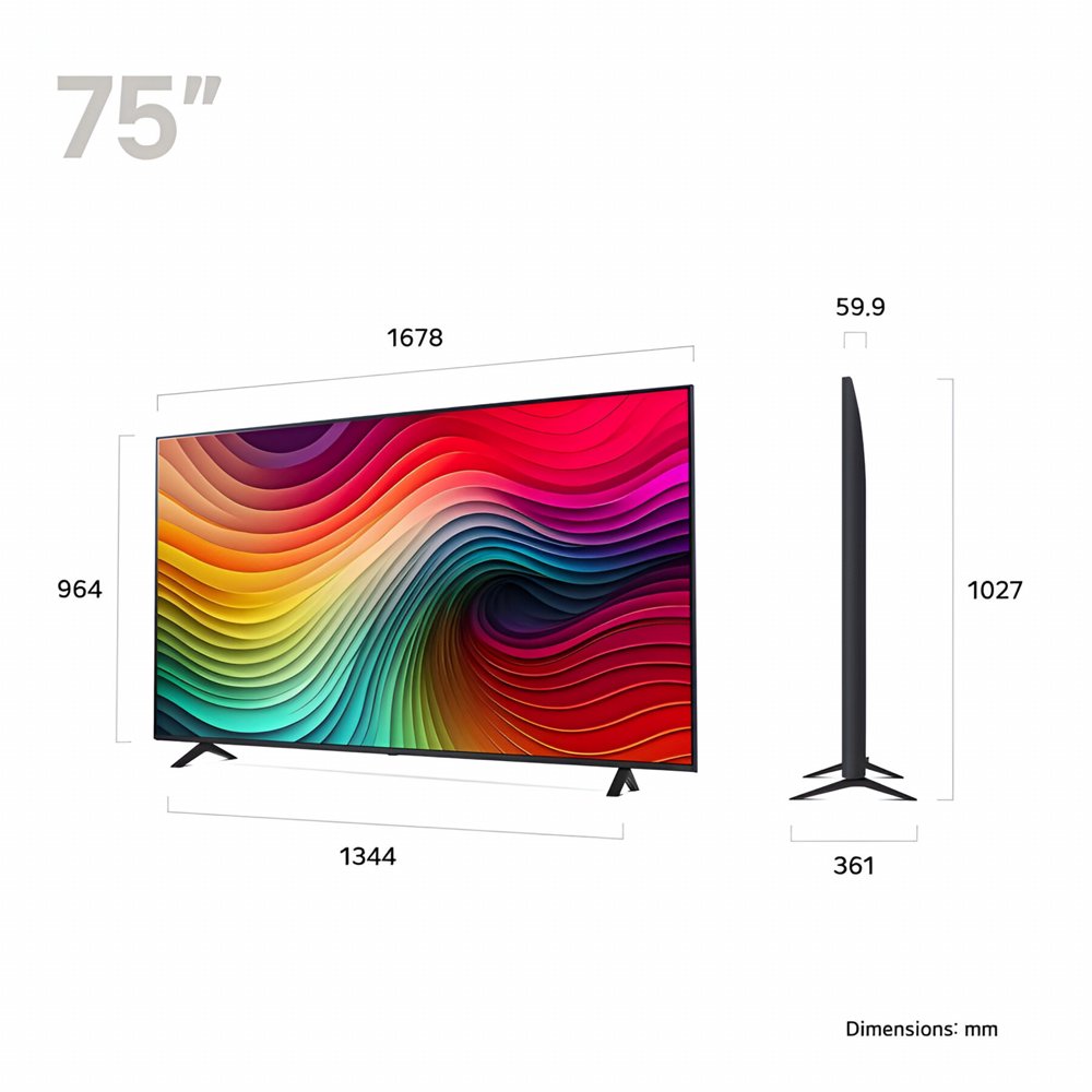 LG NanoCell 75NANO82T6B | 75” Ultra HD 4K | NanoCell Smart TV | Wifi | WebOS | HDR10 | 60Hz – 4 LG NanoCell 75NANO82T6B | 75” Ultra HD 4K | NanoCell Smart TV | Wifi | WebOS | HDR10 | 60Hz – 4