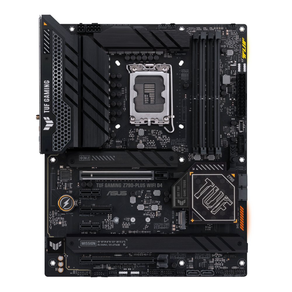 ASUS TUF GAMING Z790-PLUS WIFI D4 | Socket LGA 1700 | Intel Z790 | 4xDDR4 | ATX | Moederbord – 2 ASUS TUF GAMING Z790-PLUS WIFI D4 | Socket LGA 1700 | Intel Z790 | 4xDDR4 | ATX | Moederbord – 2