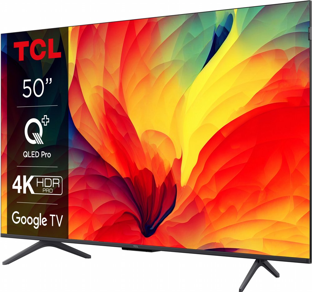 TCL 50QLED780 50” | Ultra HD 4K | QLED Smart TV | Wifi & Google TV | Quantum Dot Kleursaturatie | HDR10 | 60Hz – 1