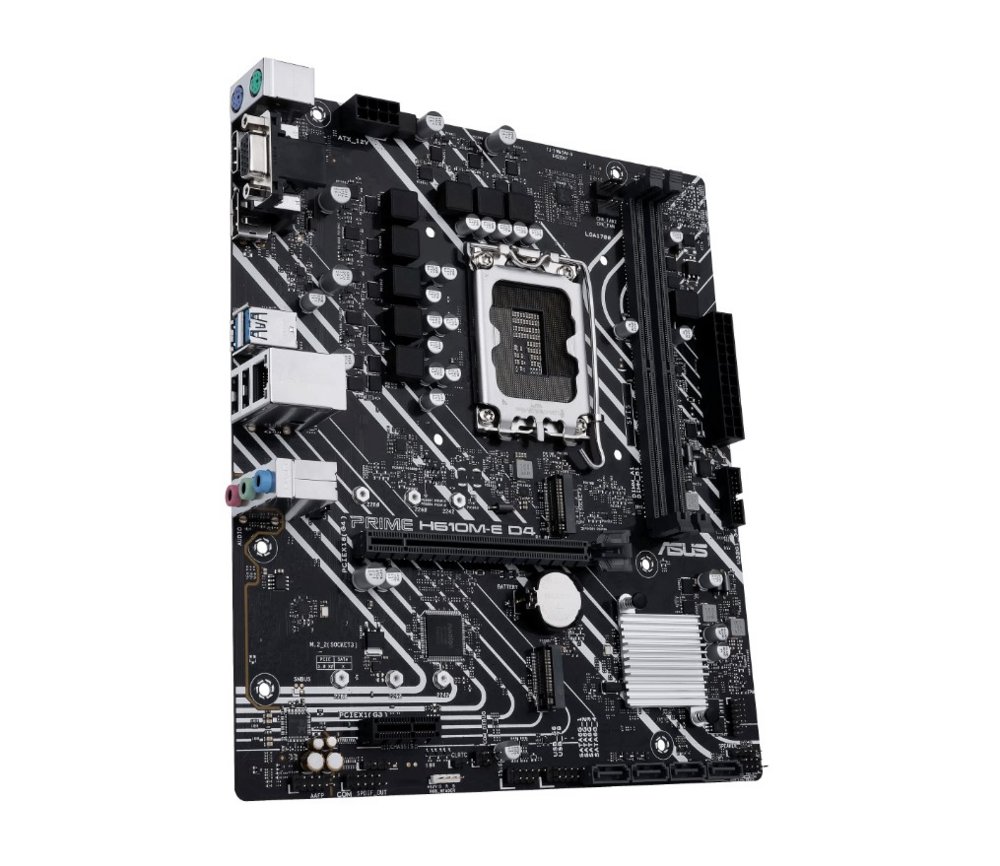 ASUS PRIME H610M-E D4-CSM | Socket LGA 1700 | Intel H610 | 2xDDR4 | Micro-ATX | Moederbord – 0