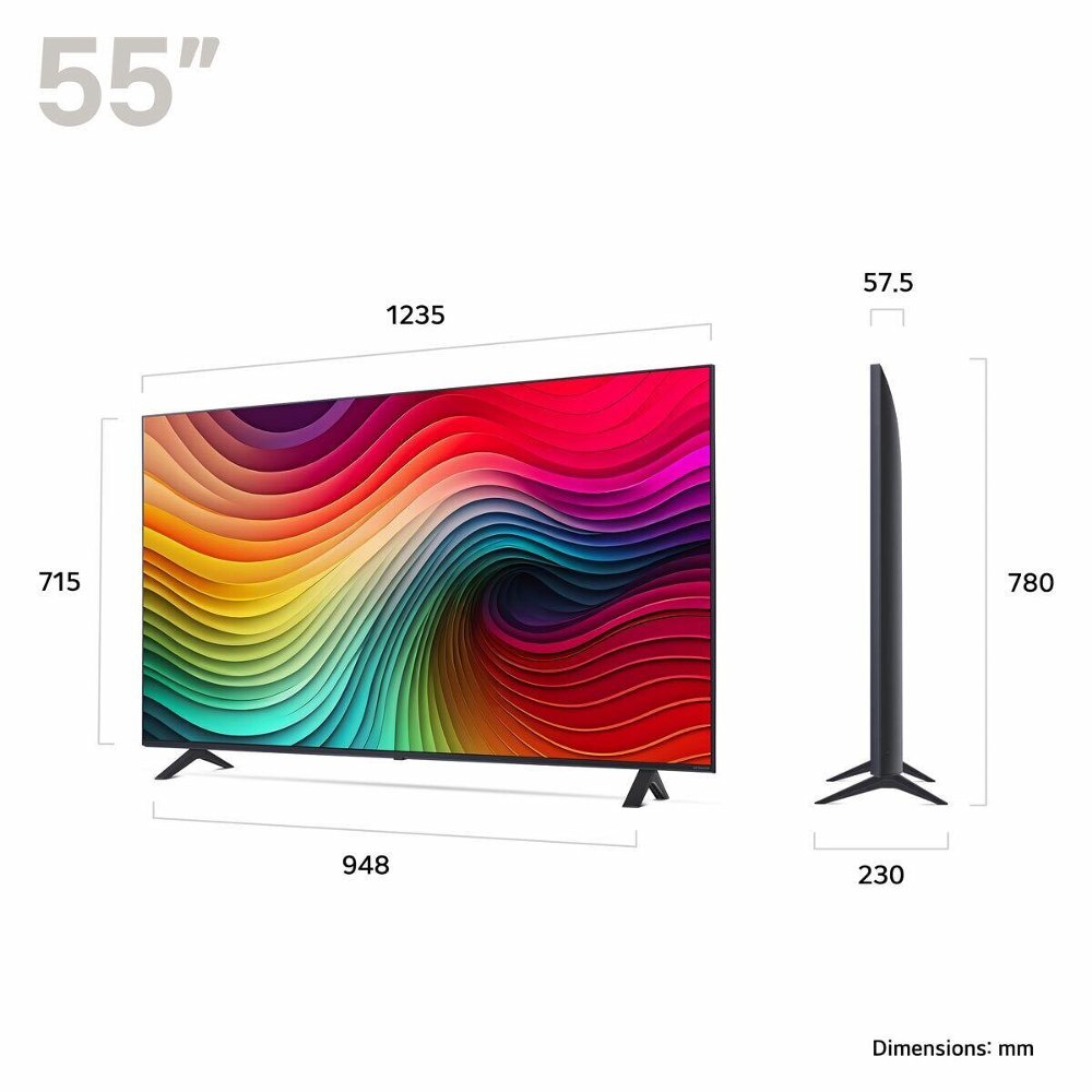 LG NanoCell 55NANO82T6B | 55” Ultra HD 4K | NanoCell Smart TV | Wifi | WebOS | HDR10 | 60Hz – 5 LG NanoCell 55NANO82T6B | 55” Ultra HD 4K | NanoCell Smart TV | Wifi | WebOS | HDR10 | 60Hz – 5