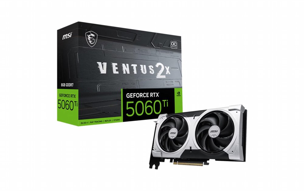 MSI GeForce RTX 5060 Ti VENTUS 2X OC PLUS | 8GB GDDR7 | DLSS 4 | Videokaart | Nvidia GPU – 0 MSI GeForce RTX 5060 Ti VENTUS 2X OC PLUS | 8GB GDDR7 | DLSS 4 | Videokaart | Nvidia GPU – 0