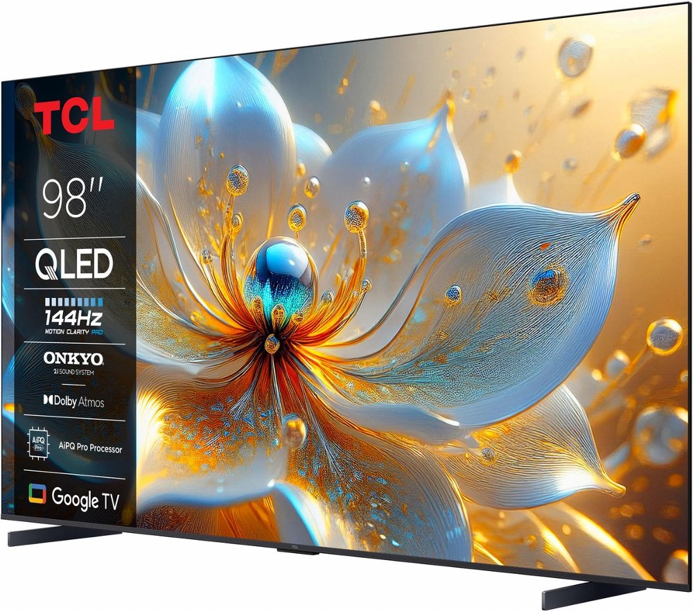 TCL 98T8C 98” | Grote 4K QLED Smart TV | Supersnel 144Hz & Dolby Vision | Google TV + WiFi – 2 TCL 98T8C 98” | Grote 4K QLED Smart TV | Supersnel 144Hz & Dolby Vision | Google TV + WiFi – 2