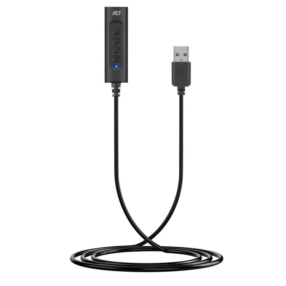 ACT AC9360 | USB Geluidskaart | 3,5 mm Audio | Plug & Play | Compact Design – 1 ACT AC9360 | USB Geluidskaart | 3,5 mm Audio | Plug & Play | Compact Design – 1