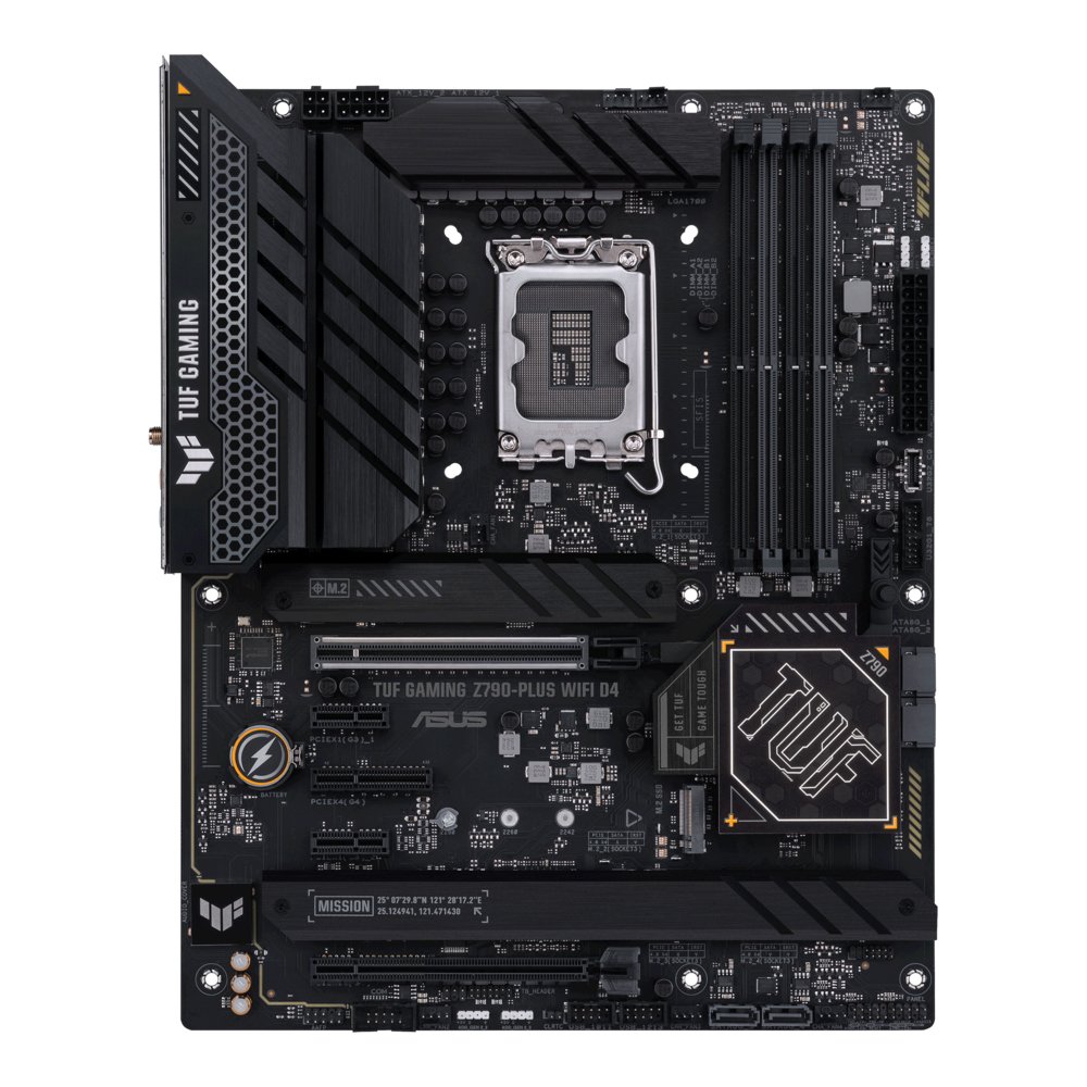 ASUS TUF GAMING Z790-PLUS WIFI D4 | Socket LGA 1700 | Intel Z790 | 4xDDR4 | ATX | Moederbord – 1 ASUS TUF GAMING Z790-PLUS WIFI D4 | Socket LGA 1700 | Intel Z790 | 4xDDR4 | ATX | Moederbord – 1