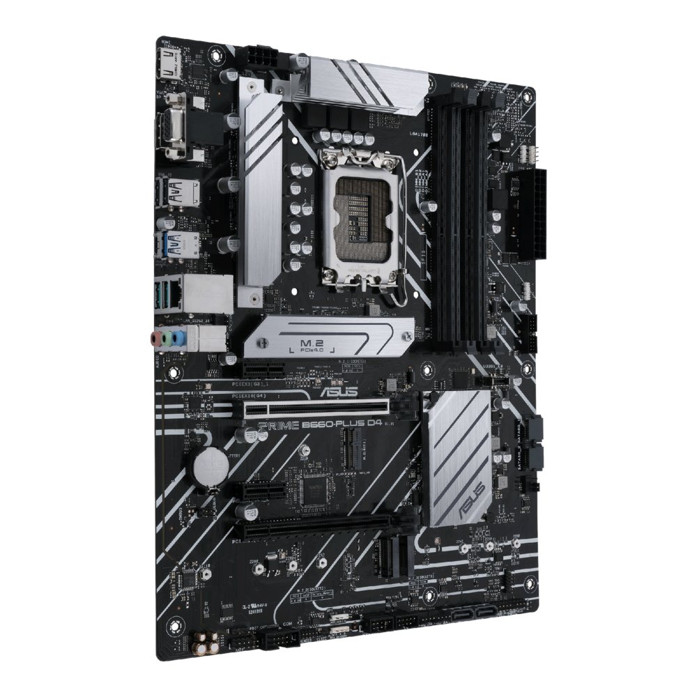ASUS PRIME B660-PLUS D4 | Socket LGA 1700 | Intel B660 | 4xDDR4 | ATX | Moederbord – 1