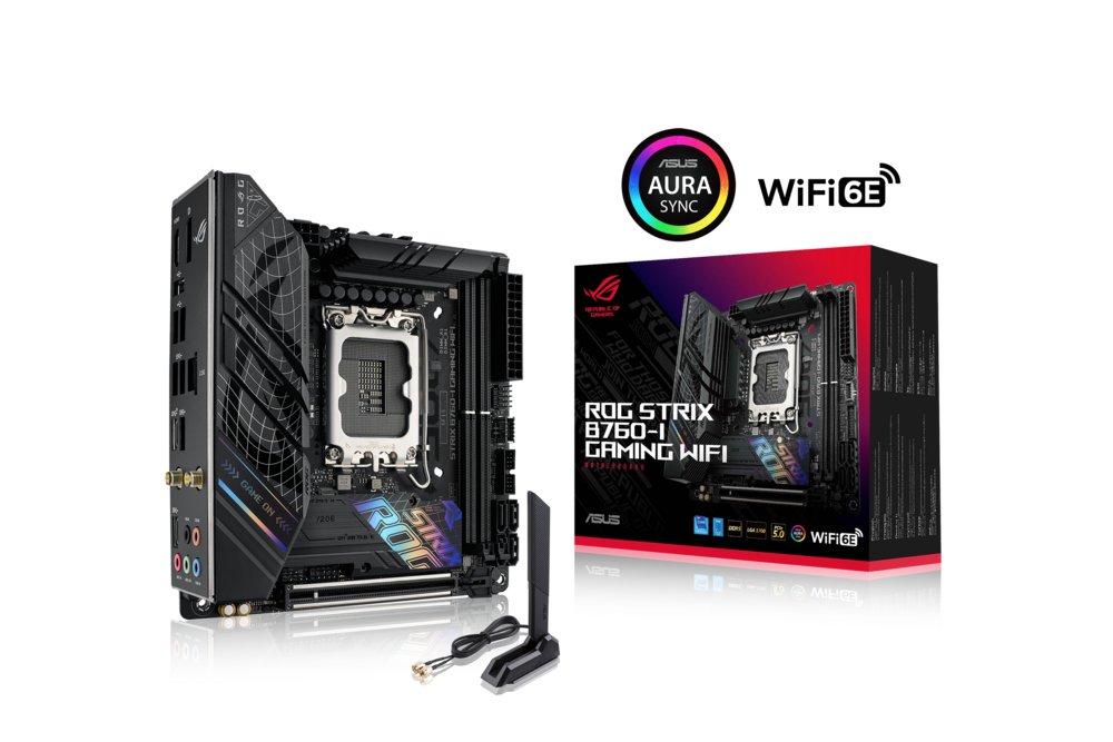 ASUS ROG STRIX B760-I GAMING WIFI | Socket LGA 1700 | Intel B760 | 2xDDR5 | Mini-ITX | Moederbord – 1 ASUS ROG STRIX B760-I GAMING WIFI | Socket LGA 1700 | Intel B760 | 2xDDR5 | Mini-ITX | Moederbord – 1
