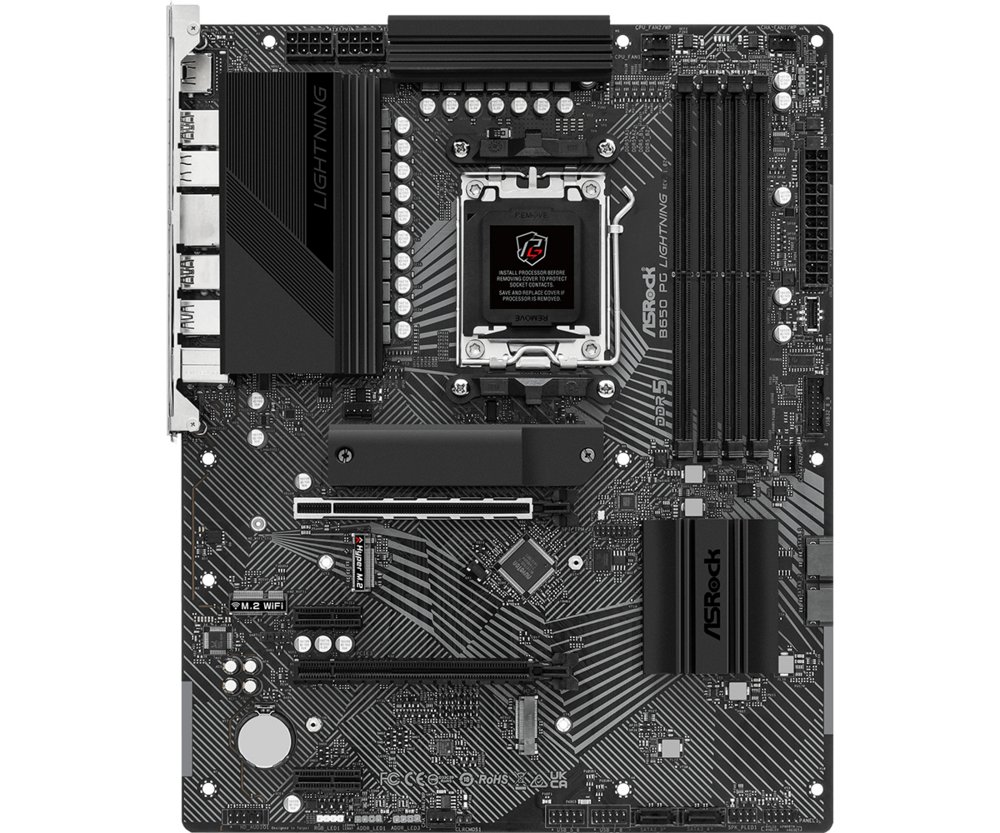 Asrock B650 PG Lightning | Socket AM5 | AMD B650 | 4xDDR5 | ATX | Moederbord – 0 Asrock B650 PG Lightning | Socket AM5 | AMD B650 | 4xDDR5 | ATX | Moederbord – 0