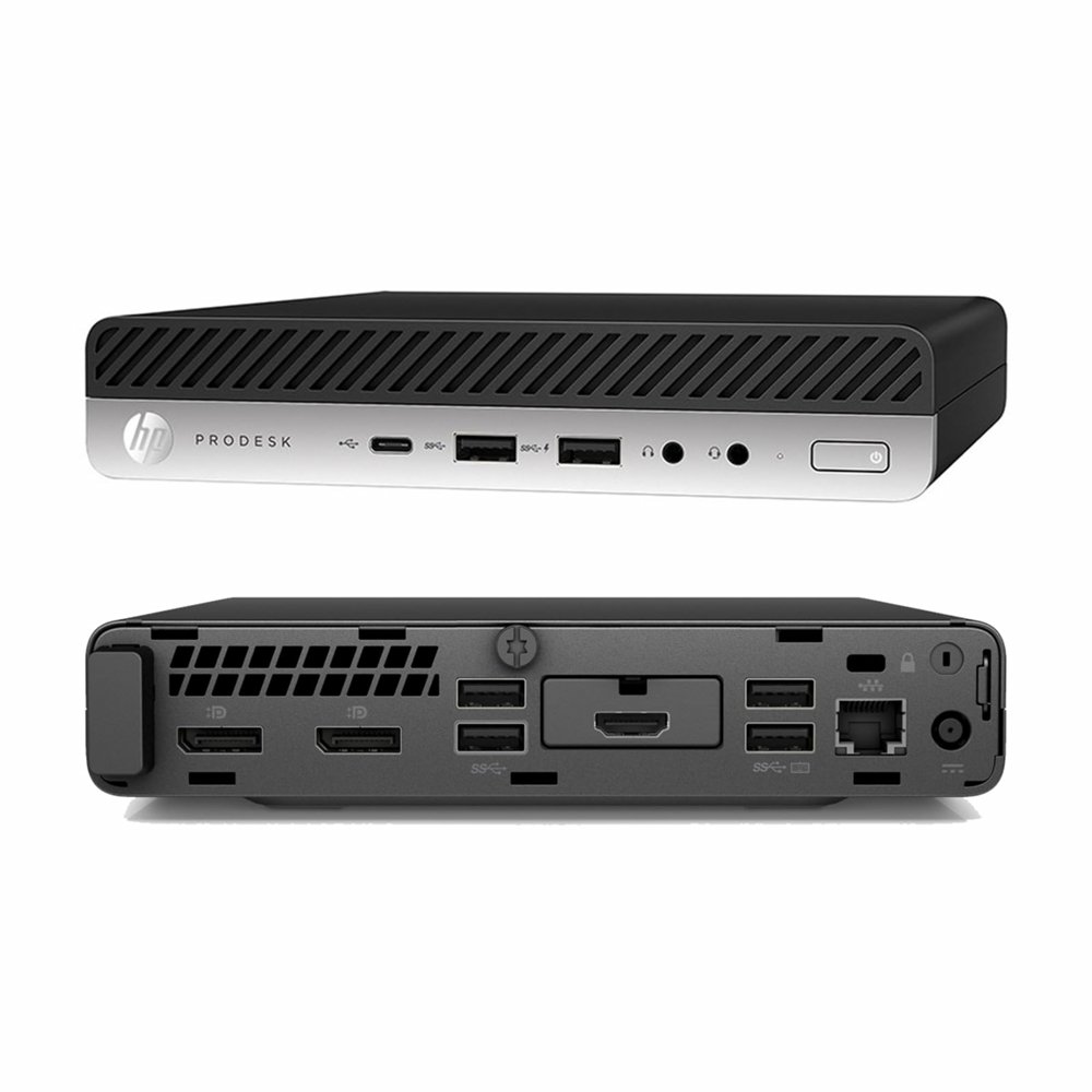 HP ProDesk Mini 600 G4 | Intel Core i5-8500T | 8GB | 256GB | W11 Professional | Refurbished Silver – 0