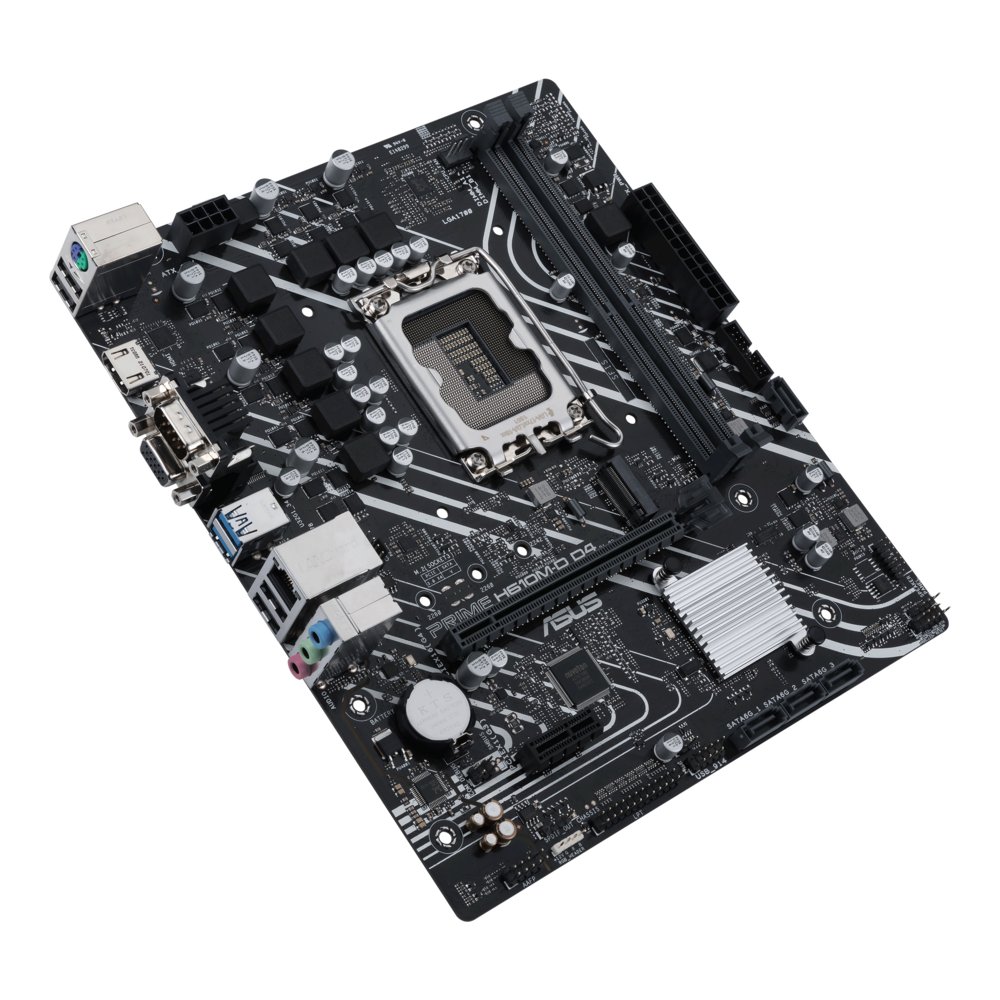 ASUS PRIME H610M-D D4 | Socket LGA 1700 | Intel H610 | 2xDDR4 | Micro-ATX | Moederbord – 3