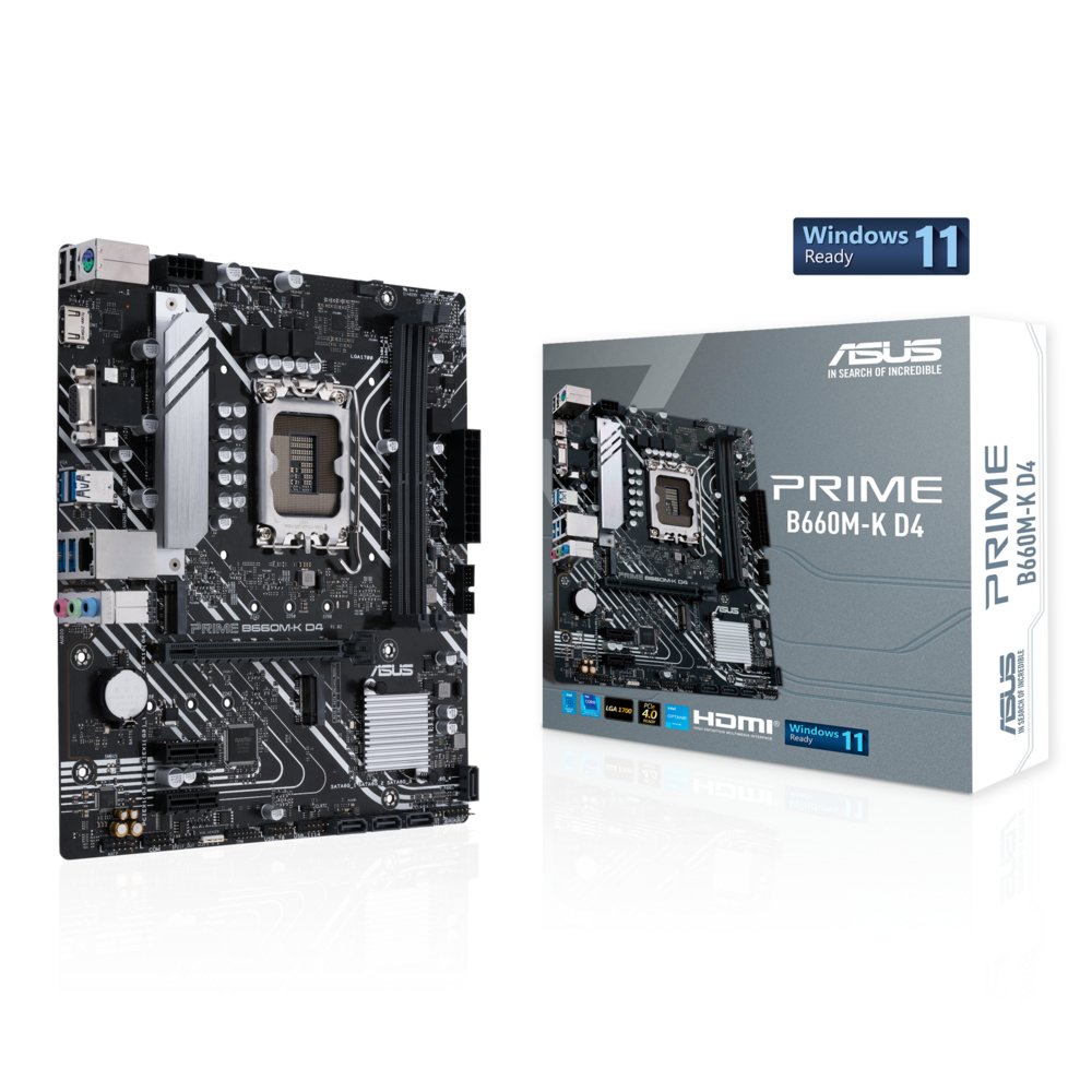 ASUS PRIME B660M-K D4 | Socket LGA 1700 | Intel B660 | 2xDDR4 | ATX | Moederbord – 4