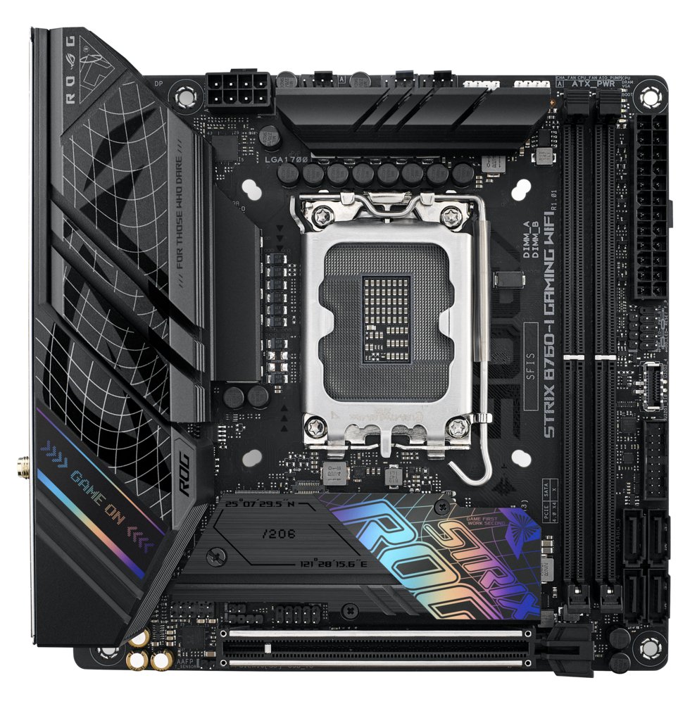 ASUS ROG STRIX B760-I GAMING WIFI | Socket LGA 1700 | Intel B760 | 2xDDR5 | Mini-ITX | Moederbord – 3 ASUS ROG STRIX B760-I GAMING WIFI | Socket LGA 1700 | Intel B760 | 2xDDR5 | Mini-ITX | Moederbord – 3