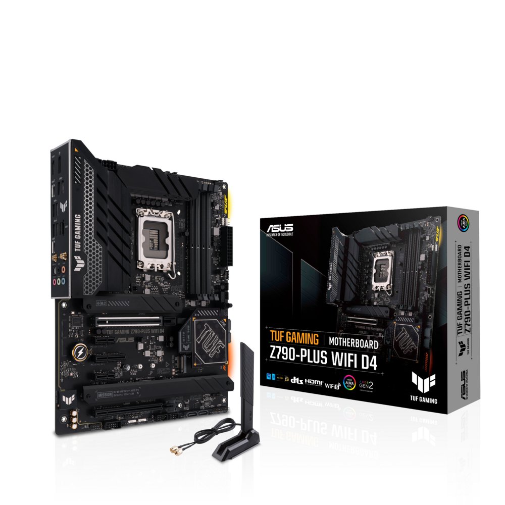 ASUS TUF GAMING Z790-PLUS WIFI D4 | Socket LGA 1700 | Intel Z790 | 4xDDR4 | ATX | Moederbord – 0 ASUS TUF GAMING Z790-PLUS WIFI D4 | Socket LGA 1700 | Intel Z790 | 4xDDR4 | ATX | Moederbord – 0