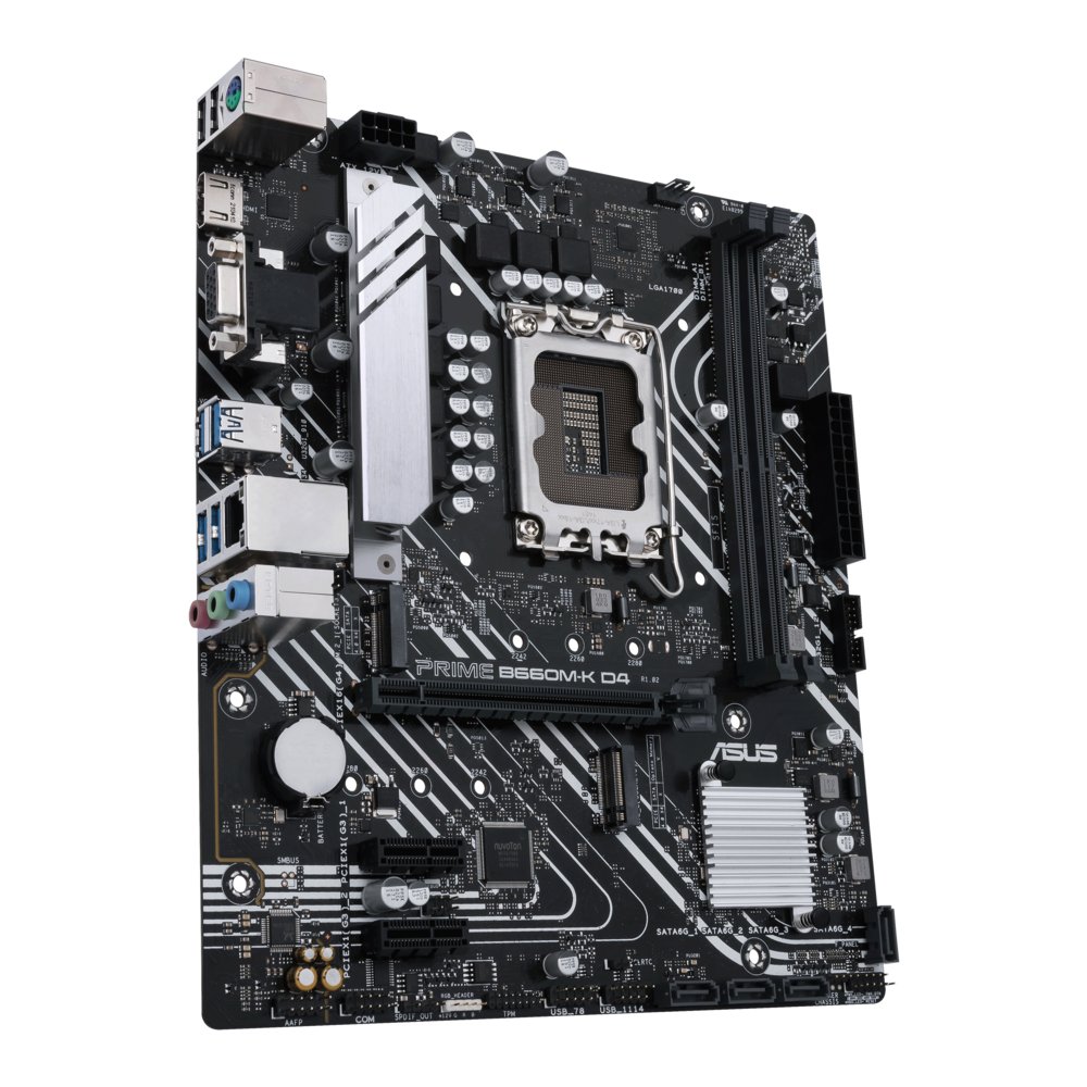 ASUS PRIME B660M-K D4 | Socket LGA 1700 | Intel B660 | 2xDDR4 | ATX | Moederbord – 2