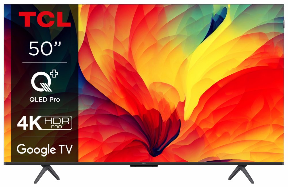 TCL 50QLED780 50” | Ultra HD 4K | QLED Smart TV | Wifi & Google TV | Quantum Dot Kleursaturatie | HDR10 | 60Hz – 0