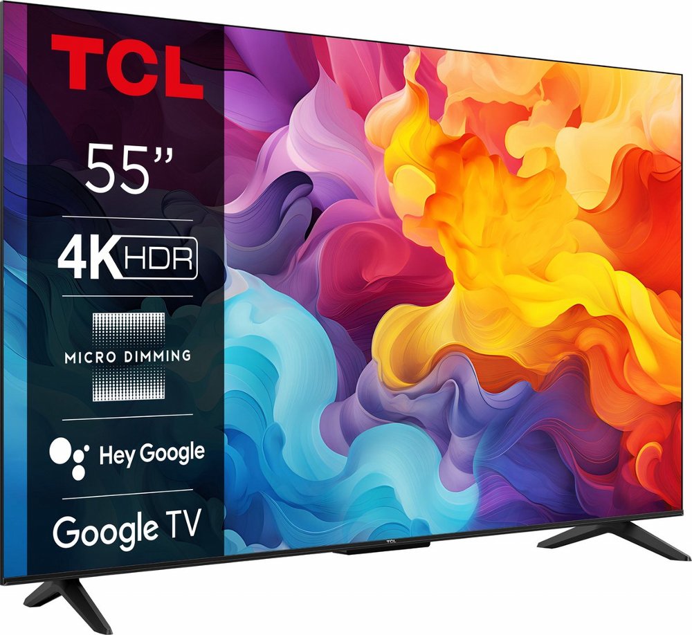 TCL 55P61B 55″ | 4K Ultra HD LED Smart TV | Google TV | HDR10 | 60Hz | Wifi & Bluetooth – 2