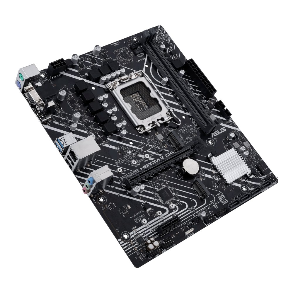 ASUS PRIME H610M-E D4-CSM | Socket LGA 1700 | Intel H610 | 2xDDR4 | Micro-ATX | Moederbord – 2