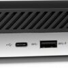 HP ProDesk 600 G4 Mini | Intel Core i5-8500T | 256GB | 8GB | 2x DisplayPort | W11 Professional | Refurbished Silver – 0