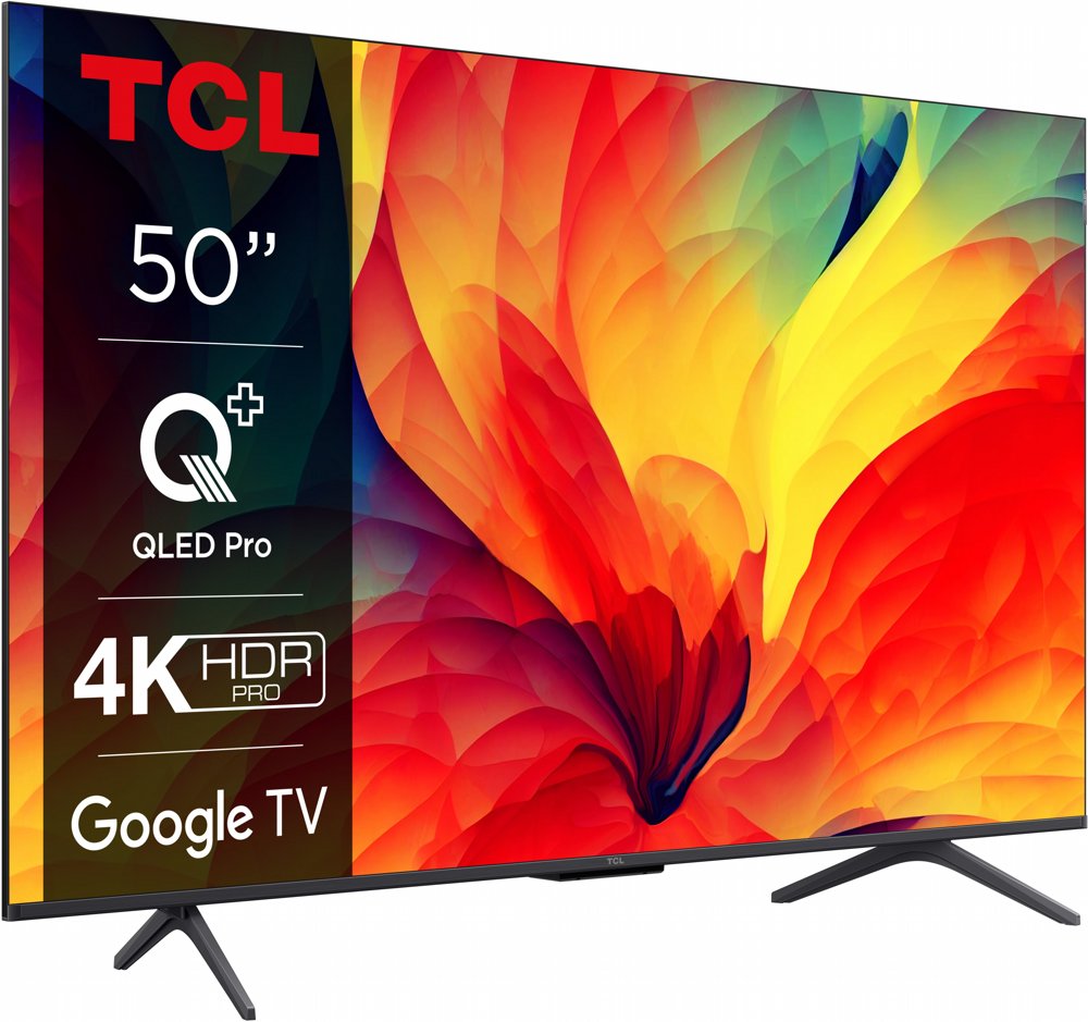 TCL 50QLED780 50” | Ultra HD 4K | QLED Smart TV | Wifi & Google TV | Quantum Dot Kleursaturatie | HDR10 | 60Hz – 2