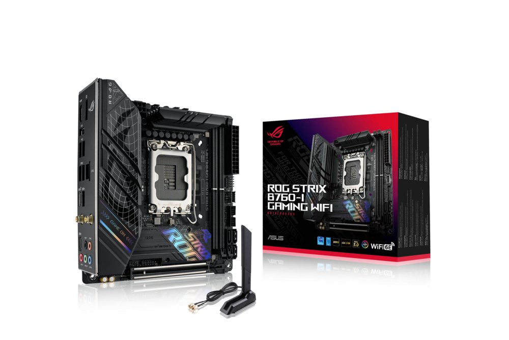 ASUS ROG STRIX B760-I GAMING WIFI | Socket LGA 1700 | Intel B760 | 2xDDR5 | Mini-ITX | Moederbord – 0 ASUS ROG STRIX B760-I GAMING WIFI | Socket LGA 1700 | Intel B760 | 2xDDR5 | Mini-ITX | Moederbord – 0