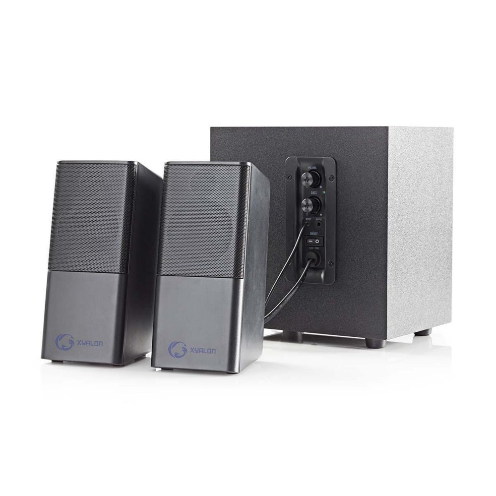 Nedis GSPR10021BK | 2.1 Luidsprekerset | 11W RMS | Zwart – 3 Nedis GSPR10021BK | 2.1 Luidsprekerset | 11W RMS | Zwart – 3