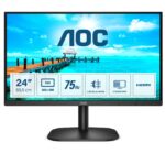 AOC 24B2XDM 23,8" | 1920x1080 Full HD VA | 75Hz | 4ms | 3-zijdig Randloos | Flicker-Free | Low Blue Light | Monitor | RENEWED