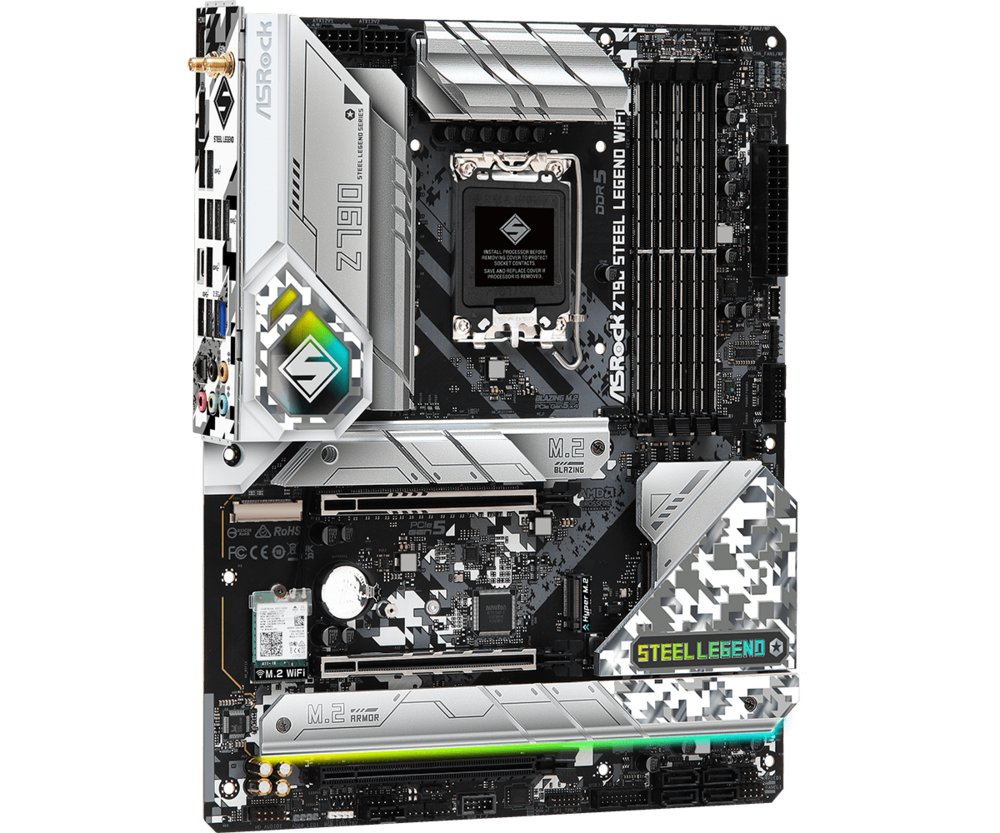 Asrock Z790 Steel Legend WiFi | Socket LGA 1700 | Intel Z790 | 4xDDR5 | ATX | Moederbord – 4 Asrock Z790 Steel Legend WiFi | Socket LGA 1700 | Intel Z790 | 4xDDR5 | ATX | Moederbord – 4