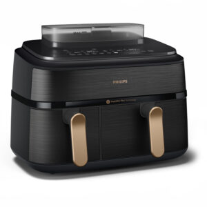 Philips 5000 series NA552/00 friteuse Dubbel 9 l Vrijstaand 2750 W Heteluchtfriteuse Zwart