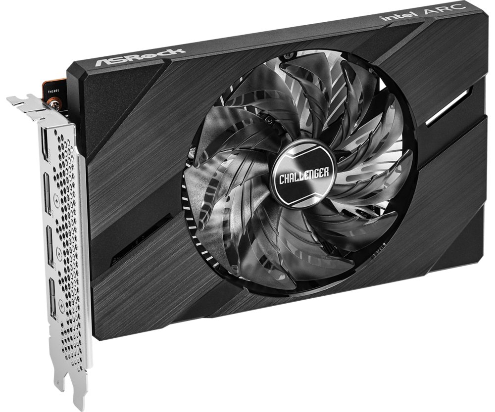 ASRock Challenger Intel Arc A380 ITX OC | 6GB GDDR6 Videokaart – 1 ASRock Challenger Intel Arc A380 ITX OC | 6GB GDDR6 Videokaart – 1