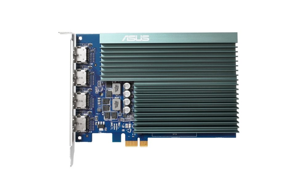 ASUS GT730-4H-SL-2GD5 | NVIDIA GeForce GT 730 | 2GB GDDR5 | Passief gekoeld | 4× HDMI-uitgang – 0 ASUS GT730-4H-SL-2GD5 | NVIDIA GeForce GT 730 | 2GB GDDR5 | Passief gekoeld | 4× HDMI-uitgang – 0