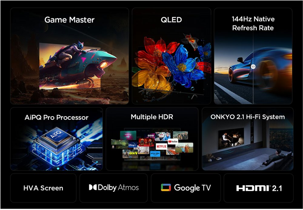 TCL 98P89K | 98″ 4K Ultra HD QLED DLED Smart TV | Dolby Vision | HDR10+ | 144Hz (2025) – 1 TCL 98P89K | 98″ 4K Ultra HD QLED DLED Smart TV | Dolby Vision | HDR10+ | 144Hz (2025) – 1