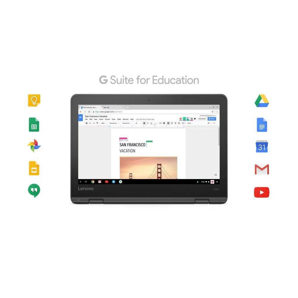 Lenovo 300e Convertible Chromebook | 11,6” HD Touch IPS | Intel N4020 | 4GB RAM | 32GB Flash | Renewed – 3 Lenovo 300e Convertible Chromebook | 11,6” HD Touch IPS | Intel N4020 | 4GB RAM | 32GB Flash | Renewed – 3