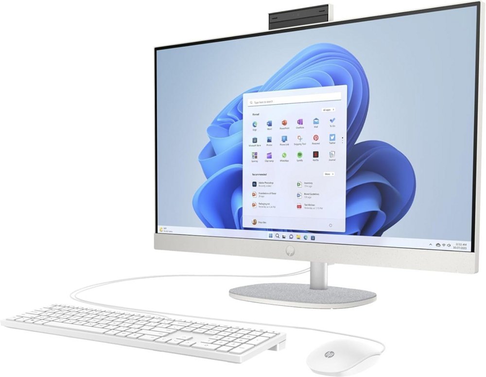 HP All-in-One | 23.8” IPS F-HD Touchscreen | Intel Core i5-1334U | 8GB RAM | 512GB SSD | W11 Professional – 3