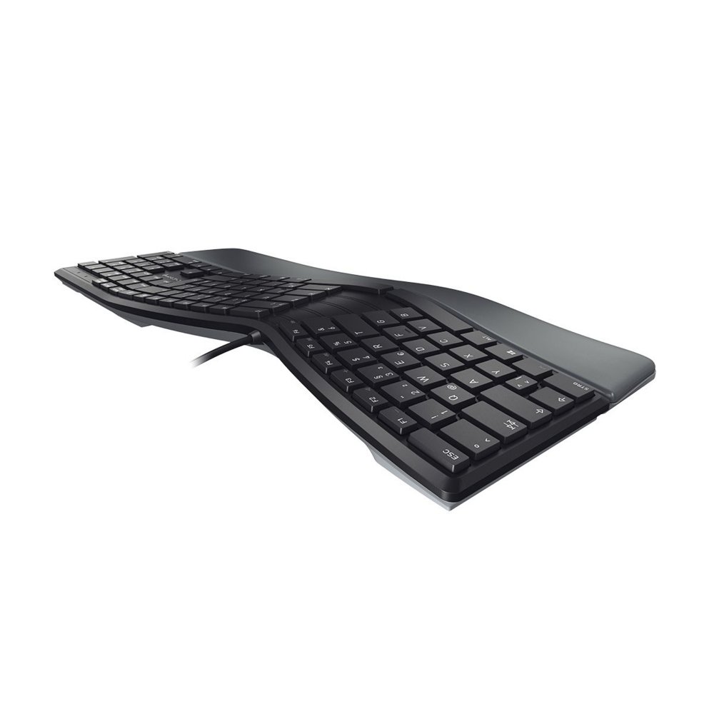 CHERRY KC 4500 Ergo | Toetsenbord | USB | QWERTY (US Engels) | Zwart – 4