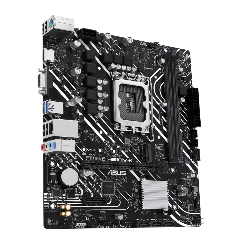 ASUS Prime H610M-K | Socket LGA 1700 | Intel H610 | 2xDDR5 | Micro-ATX | Moederbord – 2