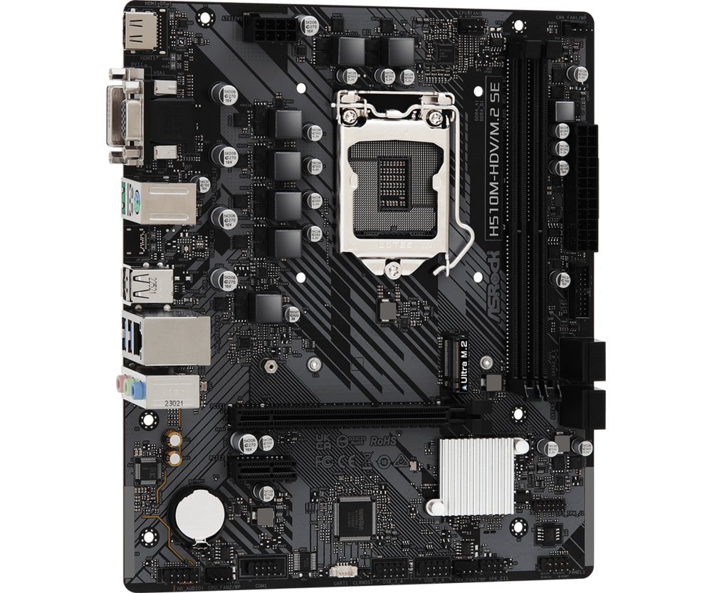 Asrock H510M-HDV/M.2 SE | Socket LGA 1200 | Intel H470 | 2xDDR4 | Micro-ATX | Moederbord – 3 Asrock H510M-HDV/M.2 SE | Socket LGA 1200 | Intel H470 | 2xDDR4 | Micro-ATX | Moederbord – 3